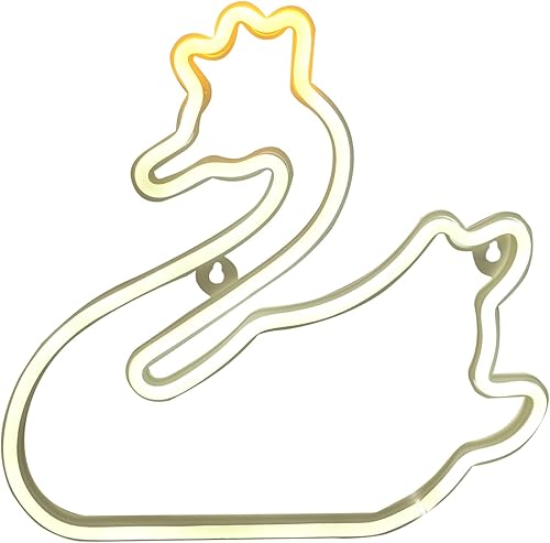 OSALADI Letrero de neón de cisne, decoración de habitación de niños, luces nocturnas para habitación de niños, tapicería, decoración de lámpara LED disponible en Yaxa Venezuela
