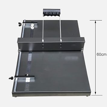 Manual Creasing Machine, 450mm Scoring Paper Creasing Machine, A3+~A3++ Paper Folding Machine, Desktop Heavy Duty Metal Paper Creaser for Paper Card Book Scoring