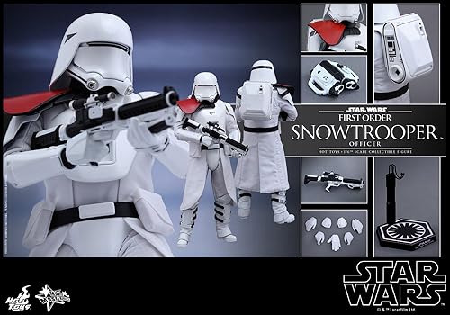 Miniatura 7 de Hot Toys 1 6Escala Star Wars The Force Awakens First Order Snowtrooper Officer Juguete (Blanco)