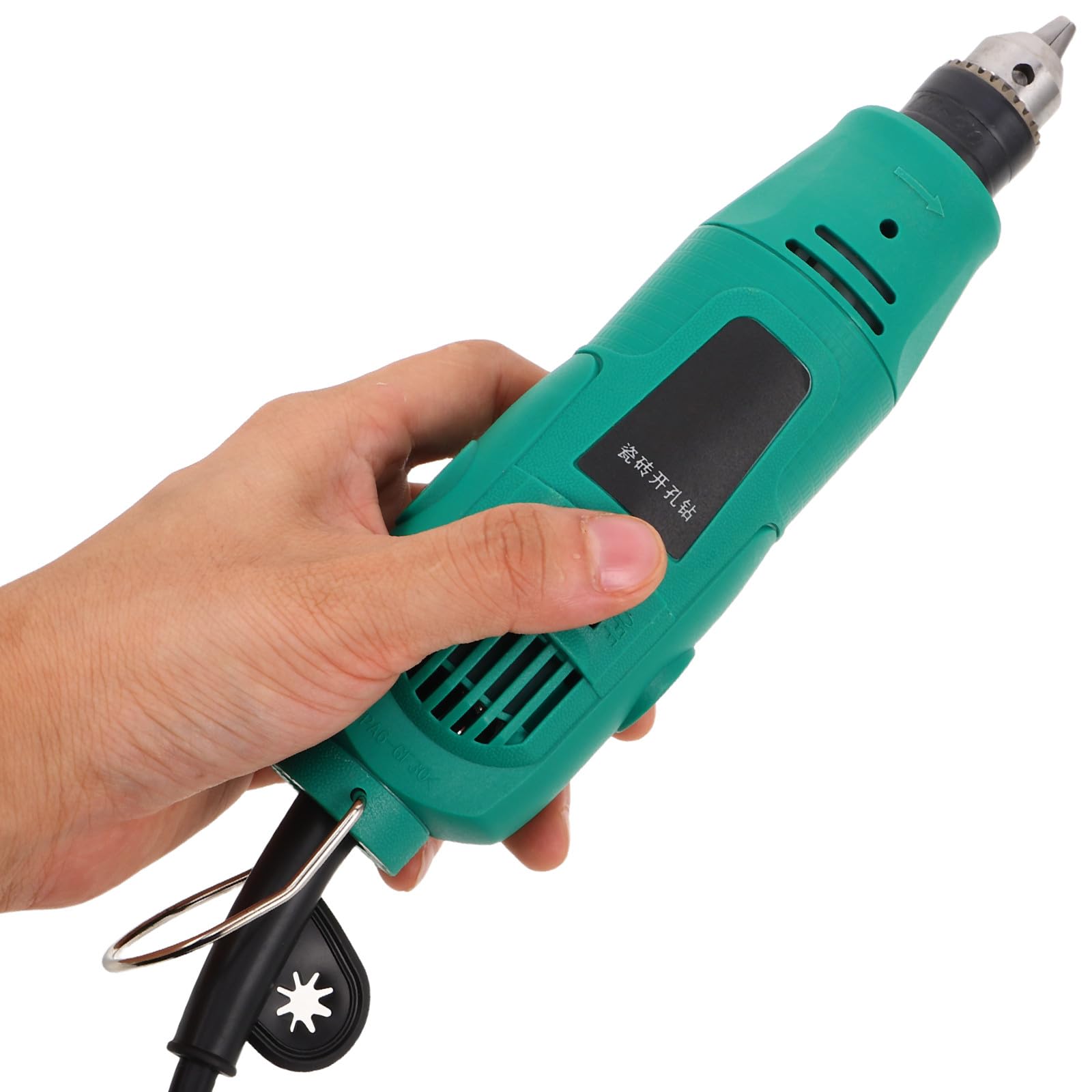 Kit de taladro eléctrico: taladro eléctrico con brocas y cable. Herramienta práctica de perforación de para proyectos de electrónica doméstica.