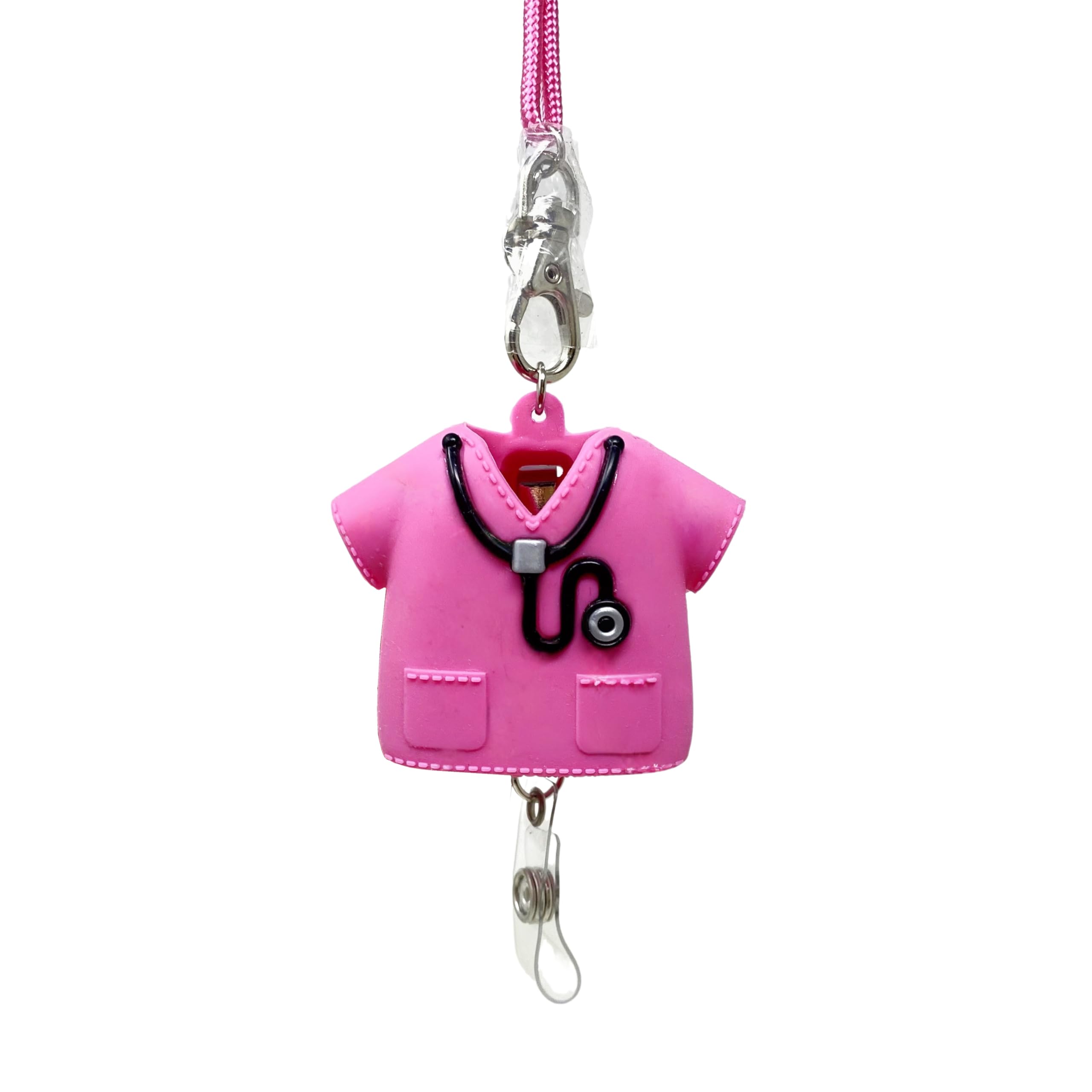 Amazon.com: Bath & Body Works Pink Medical Scrub with Clip and