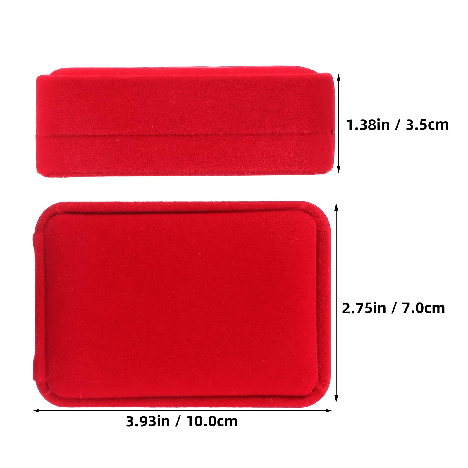 Alasum 12 Stück Elegante Samtbox für Halsketten und Anhänger Schmuckaufbewahrung mit Schublade und Vielseitigem Stauraum für Weihnachten und Geburtstagsfeiern