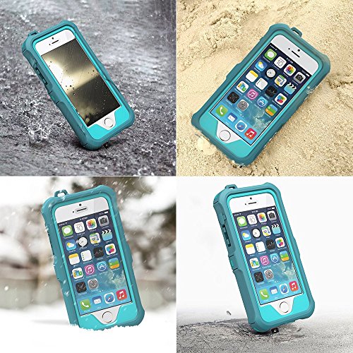 Cover Impermeabile iPhone 5s/se, ZVE® Custodia