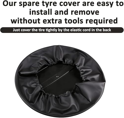 Miniatura 6 de 7 estilos - Funda protectora para neumáticos de repuesto para Land Rover Defender 110 130 2020-2024, accesorios exteriores de automóvil (con