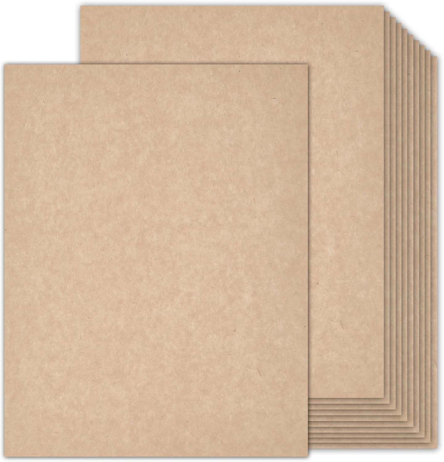 100 Sheets Parchment Cardstock 8.5 x 11 Textured Printer
