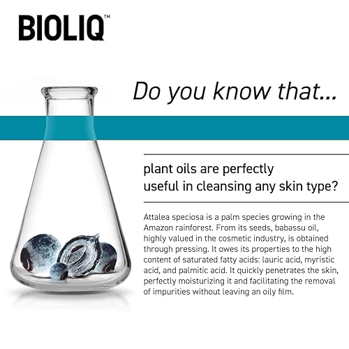 Miniatura 4 de Bioliq - Gel limpiador facial limpio con aceite de babasú - Fórmula exfoliante suave para pieles sensibles, sin jabón, refrescante e hidratante -