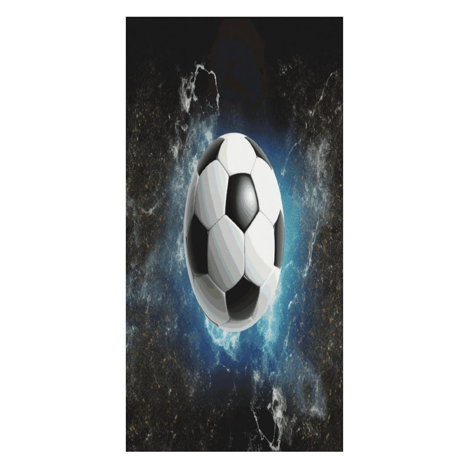 Adfgyerh Unisex Style Soccer Sport Bath Towels Beach Towel Lightweight Quick Dry, Bath Towel For Travel Sports Pool Swimming Bath Camping Yoga Adults160x80cm