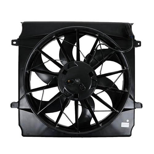 Vista 694 de TRQ Conjunto de ventilador de refrigeración dual compatible con Infiniti EX35 2009 FX35 FX50 2007-2008 G35 2008-2013 G37 2012-2013 M35h 2014-2015