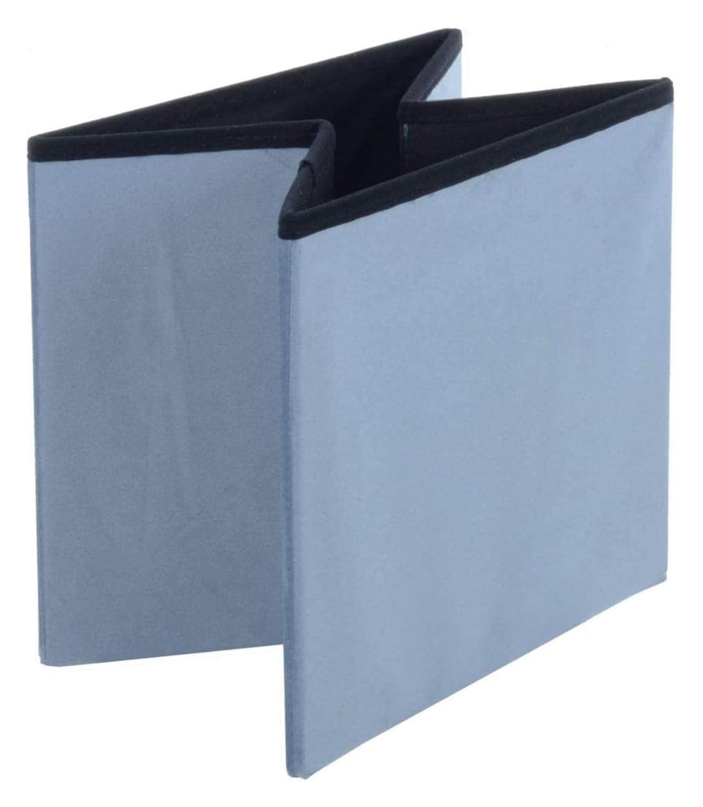 Taburete Plegable Verde Oscuro con Almacenamiento, Cubo de 38 cm con Funda de Tela de Terciopelo, Tapa Acolchada, Asiento Adicional Ideal, Taburete para pies, Caja de Juguetes, revistas, SIL
