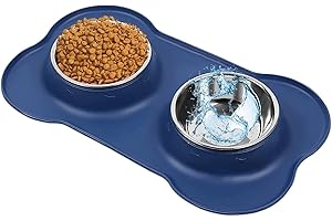 AsFrost Dog Food and Water Bowl Set: Nourishment Delivered with Style and Convenience