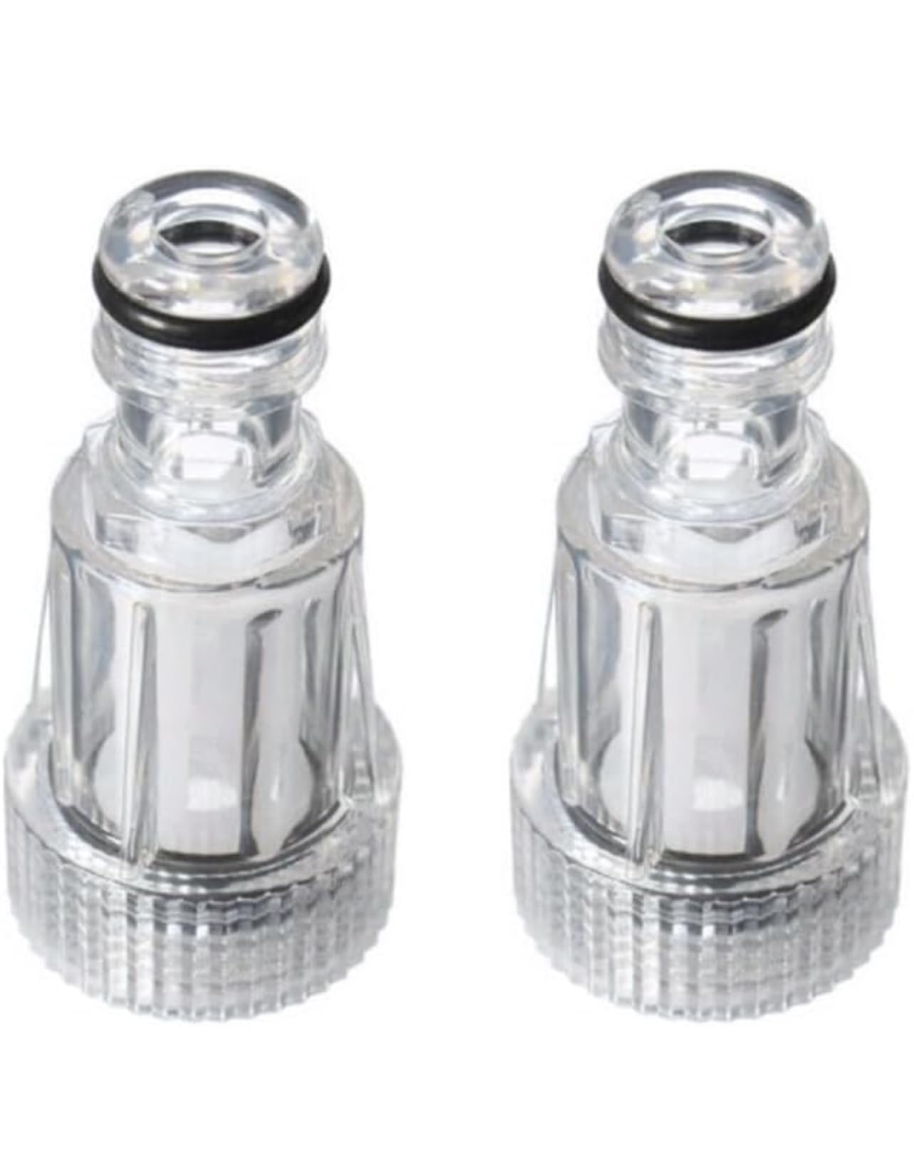 High Pressure Water Filter, Tool Connection for K2-K7 Series Pressure Washers (2pcs), Transparent
