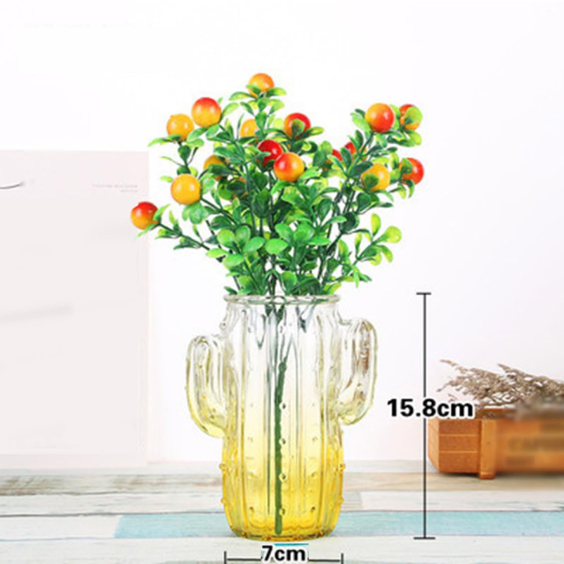 Amazon.co.jp: YJFFQ フラワーベース サボテンモチーフ ビール