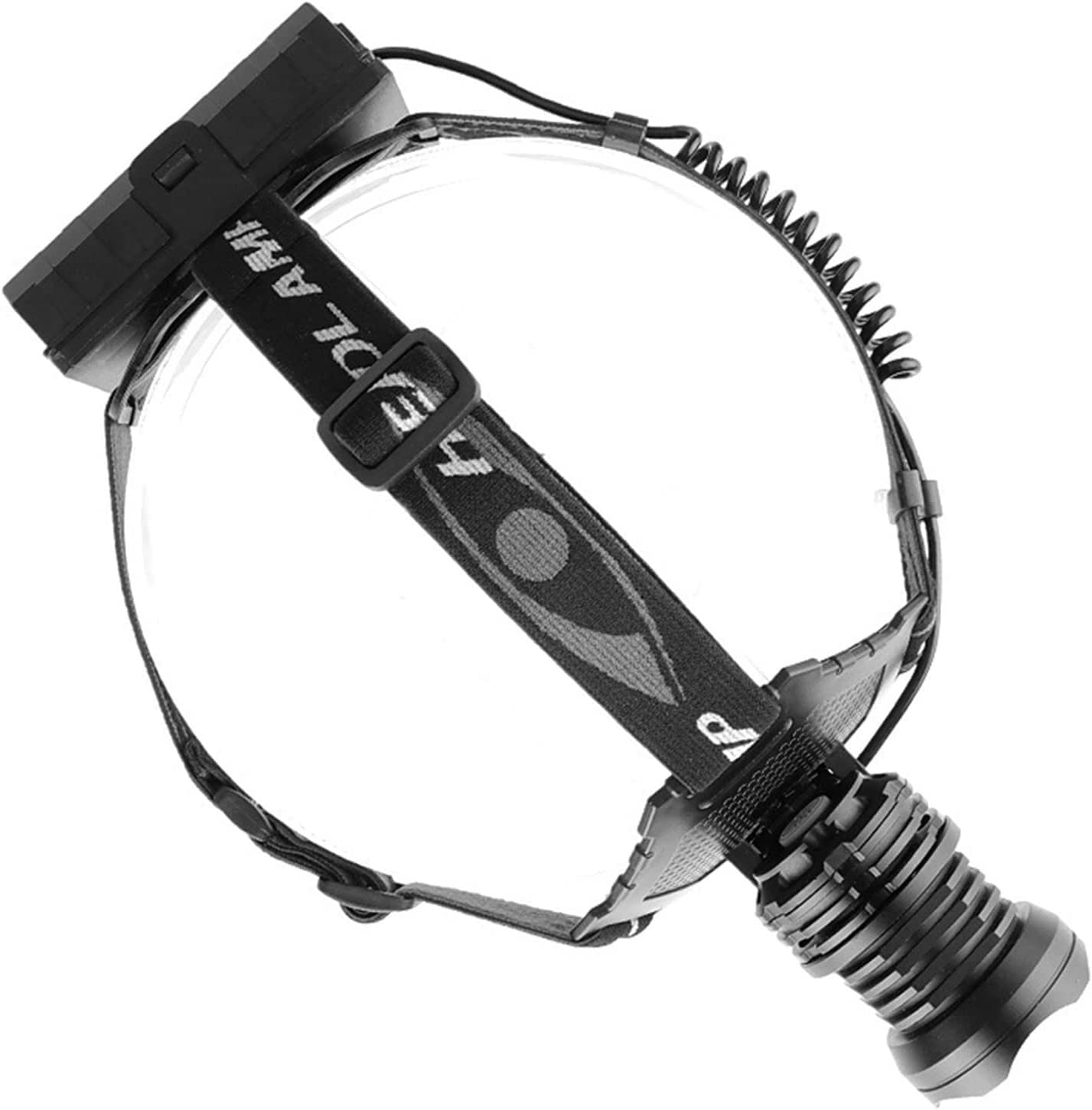 BArobo Mocna lampa czołowa zewnętrzne oświetlenie LED reflektor 18650 bateria litowa USB ładowanie teleskopowa regulacja Camping lampa czołowa Outdoor Camping Jogging praca nocna