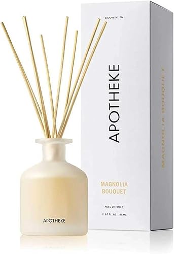 Miniatura 11 de Apotheke Difusor de varillas perfumadas de lujo para el hogar, vetiver blanco, aceite esencial de 6.7 onzas líquidas para aromaterapia, difusor