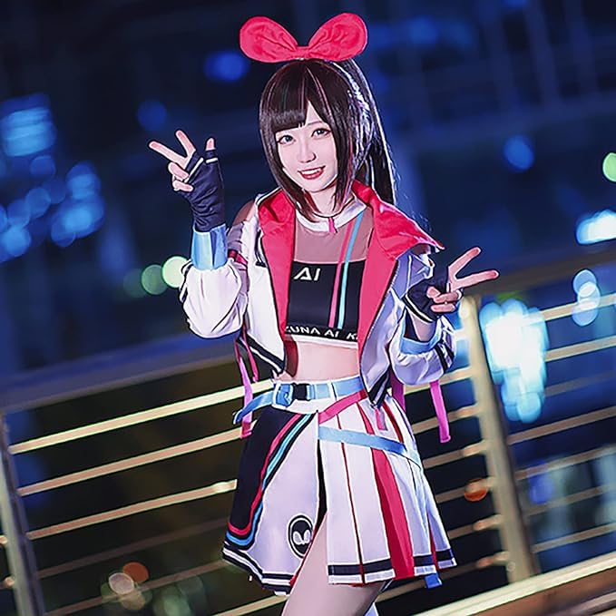 Amazon.co.jp: キズナアイ Kizuna AI コスプレ ハロウィン アニメ 