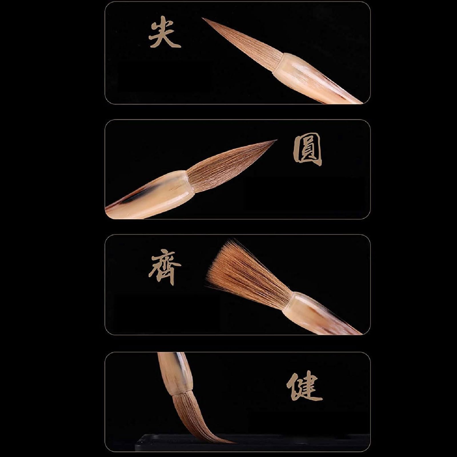 esmen Schreibpinsel, chinesisches Kalligraphie-Pinsel-Set, Aquarell-Sumi-Zeichenpinsel, Pinselstifte, Kalligraphie-Tinte für Anfänger, Schreiben, Malen, Tintenpinsel