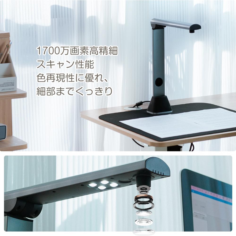 iCODIS Document Scanner with a document on a scan mat