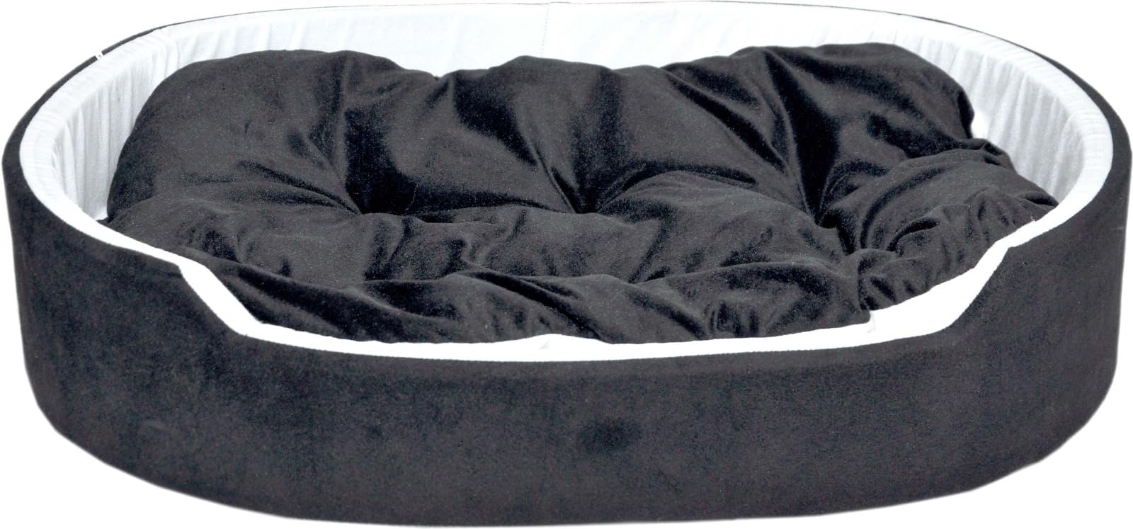 SKYMINT Reversible Dual Ultra Soft Velvet Black White Color Luxury Sofa Ovea Bed PET Bed | Dog Bed | CAT Bed | Puppies Puppy Bed | Rabbit Bed (XXL) (B0CJJXPQ3R) Amazon Price History, Amazon Price Tracker