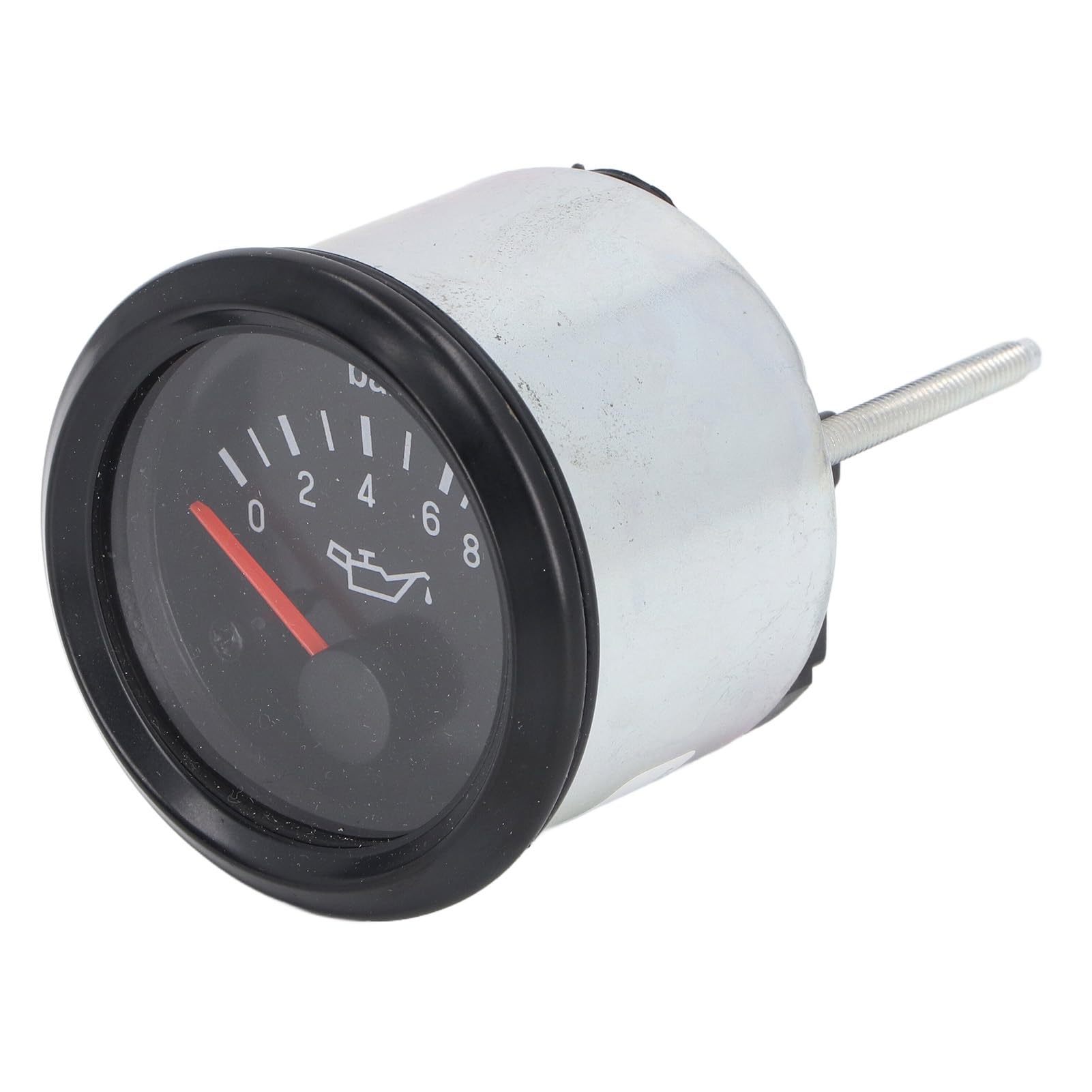 ciciglow 52 Mm Contene di Pressione Dell'olio LED LED LIMCRULAZIONE Illuminazione Il Puntatore del Tipo di Pressione di Misurazione 0-10 Bar per Strumenti (12V (350-030-004))