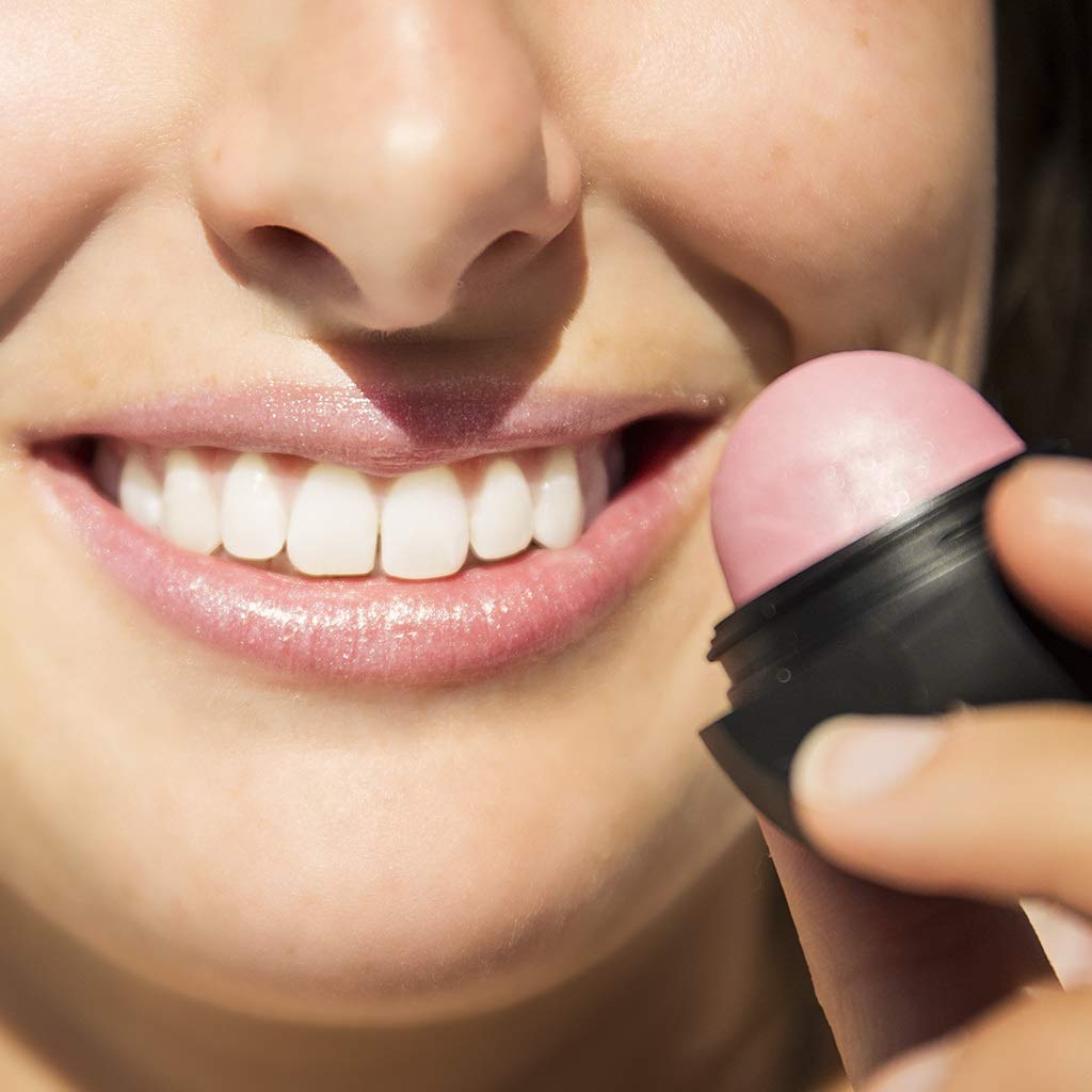 eos Shimmer Lip Balm Sphere - Sheer Pink | Shimmering Hydration | 0.25 oz.
