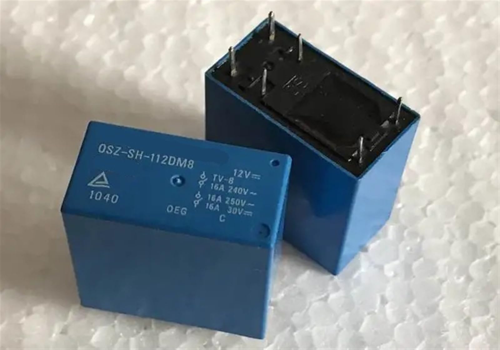 Relé 6 pines OSZ-SH-112DM8 interruptor electromecánico 12V 16A para placa circuito 42F-1A 3