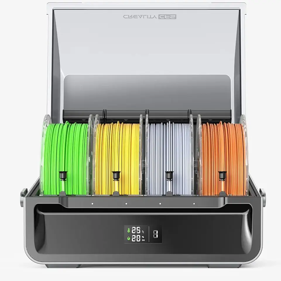 Sistema Automático de Filamento Creality CFS Multicolor para impressora 3D, armazenamento anti-umidade, suporta até 4 dispositivos paralelos