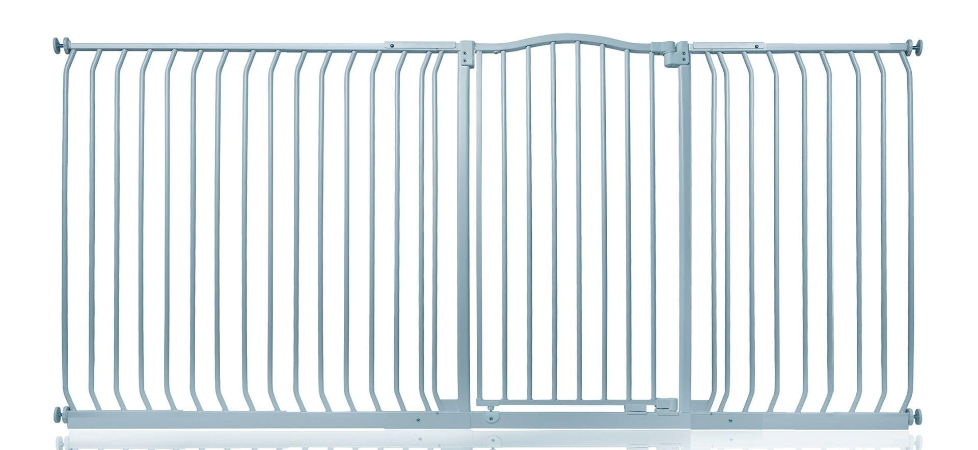 Safetots Extra Tall Curved Top Safety Gate, 116cm - 125cm, Matt Black, Extra Tall 100cm in Height, Pressure Fit Stair Gate, Baby Gate for Doors Hallways and Spaces, Safety Barrier, Easy Installation — view 53