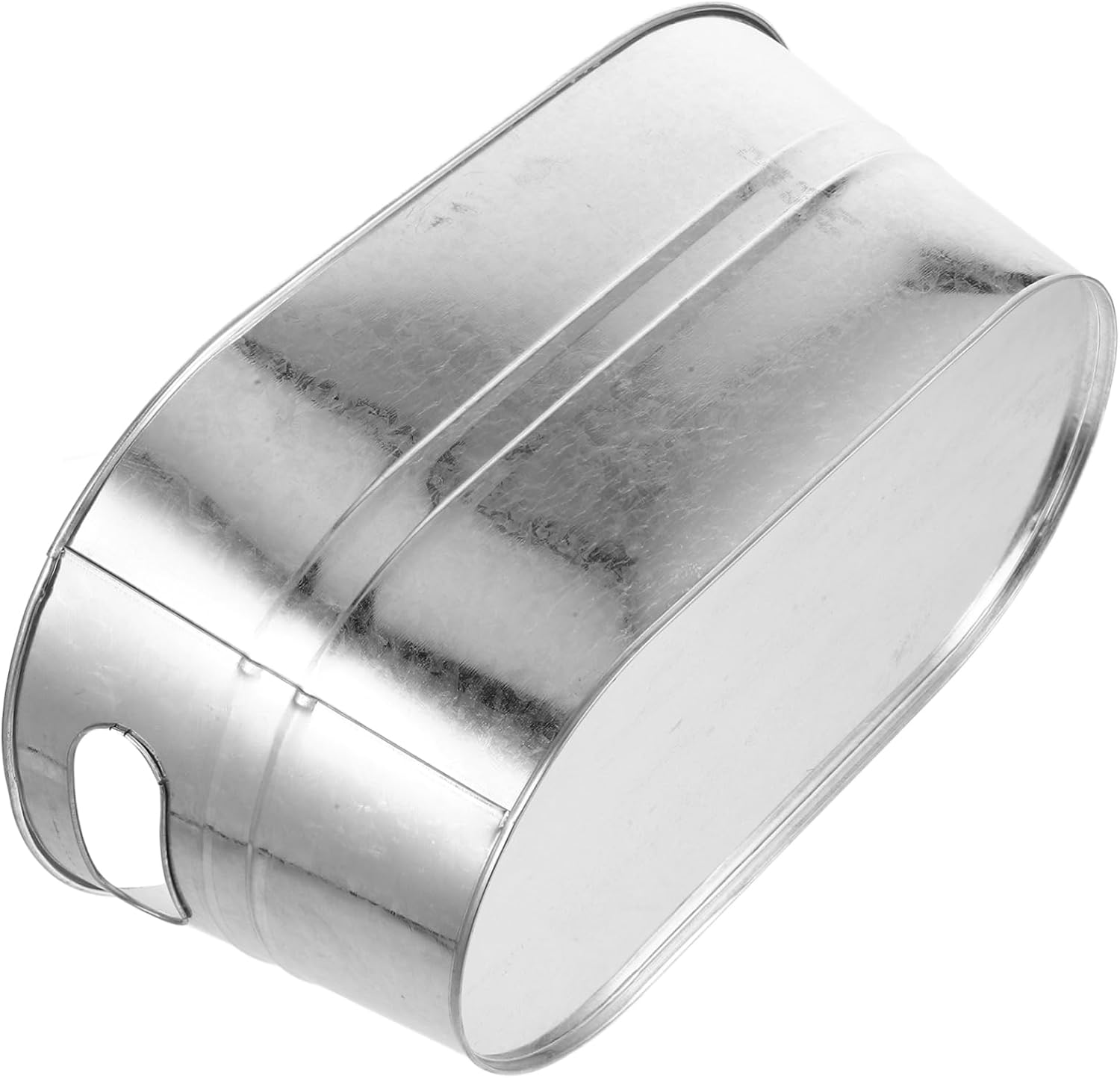 Ciieeo Large Drink Tub for Parties Metal Ice Cube Bucket Bar Beer Cooler Iron Beverage Bucket