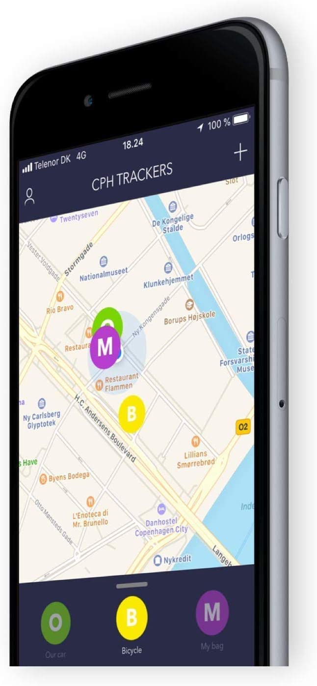 Cobblestone GPS Tracker - Inklusive kostenloser SIM für £0 / Monat - Made in Denmark - 4-6 Jahre Akkulaufzeit ohne Aufladen - Der perfekte Artikellokator
