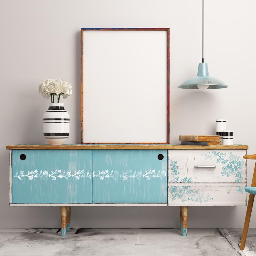 Redesign Decor Clear-Cling Stamps - Bold Branches for Wall Paint Wall Art Furniture Decorative nightstand Bed Side Stand Large Vanity Table Set Makeup Vanity Dressing Table Computer Desk