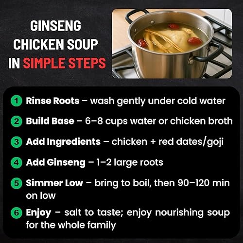 Miniatura 2 de Raíces de ginseng canadiense 8.01 oz  5 años de tamaño grande Jumbo  Hacer sopa de ginseng  EnergíaInmunidadEnfoque