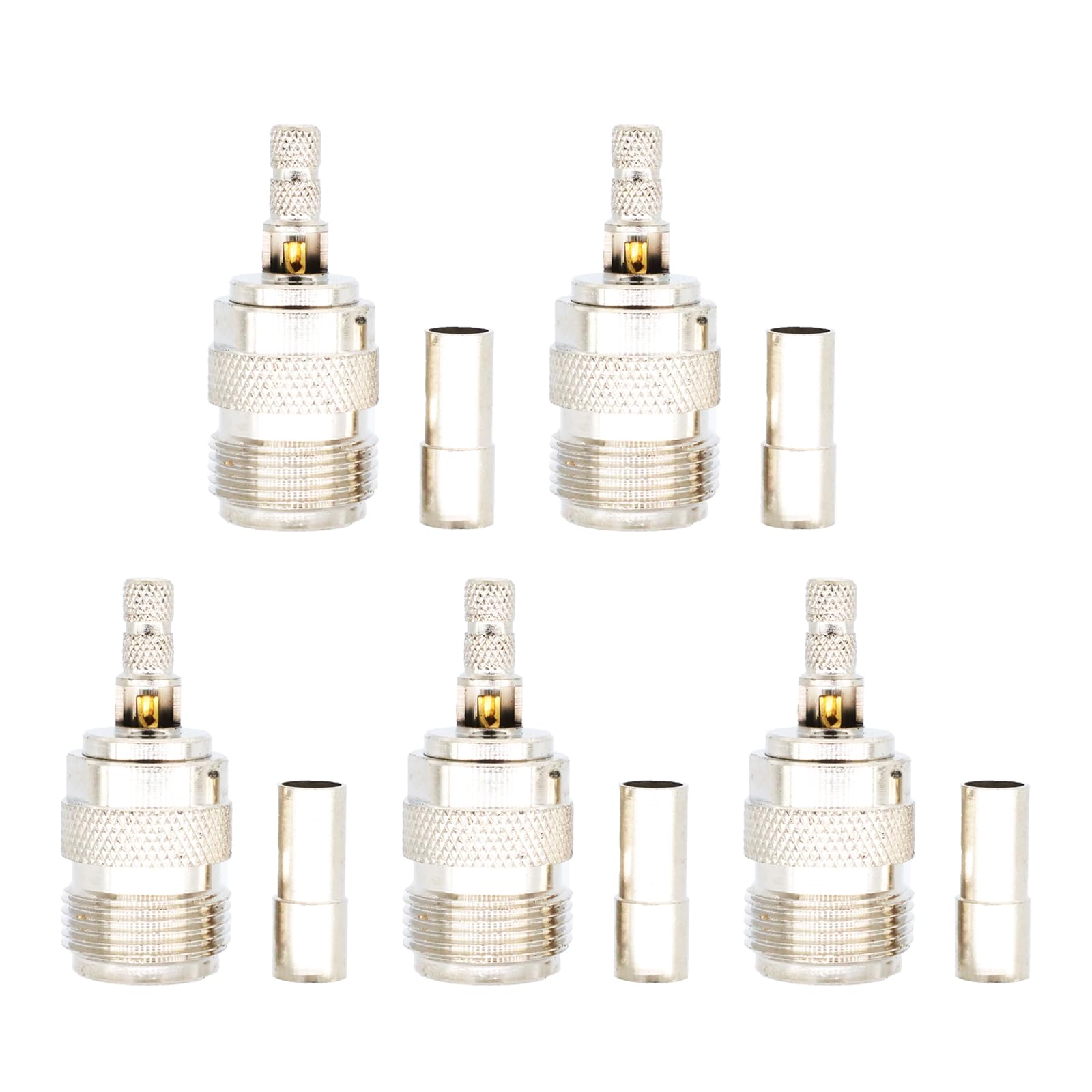 Bnc Maschio Connettore A Crimpare Cavo Rg58 Con Boccola Bnc-010-t - Foto 11