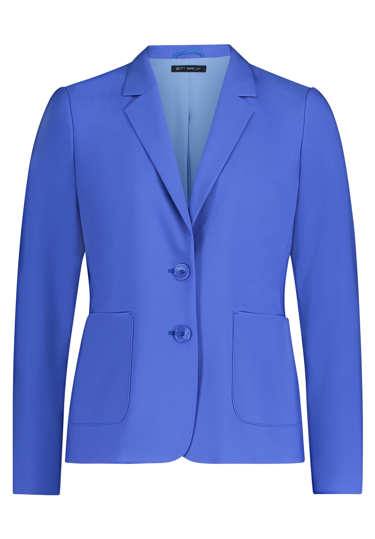 Betty Barclay Kurzblazer Damen Langarm – Adria Blau, tailliert, Reverskragen