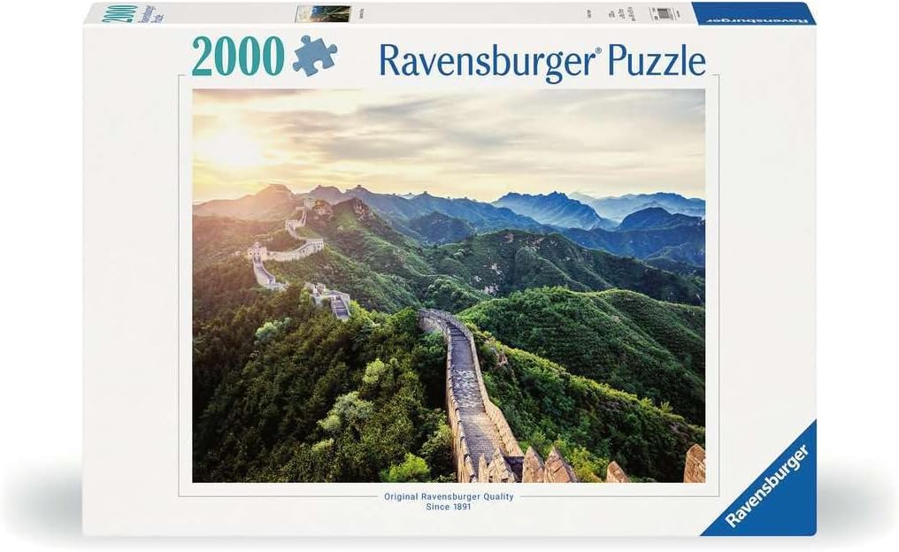 Ravensburger Puzzle 17114 - Chinese Wall in Sunlight - 2000 Pieces Puzzle for Adults and Children from 14 Years