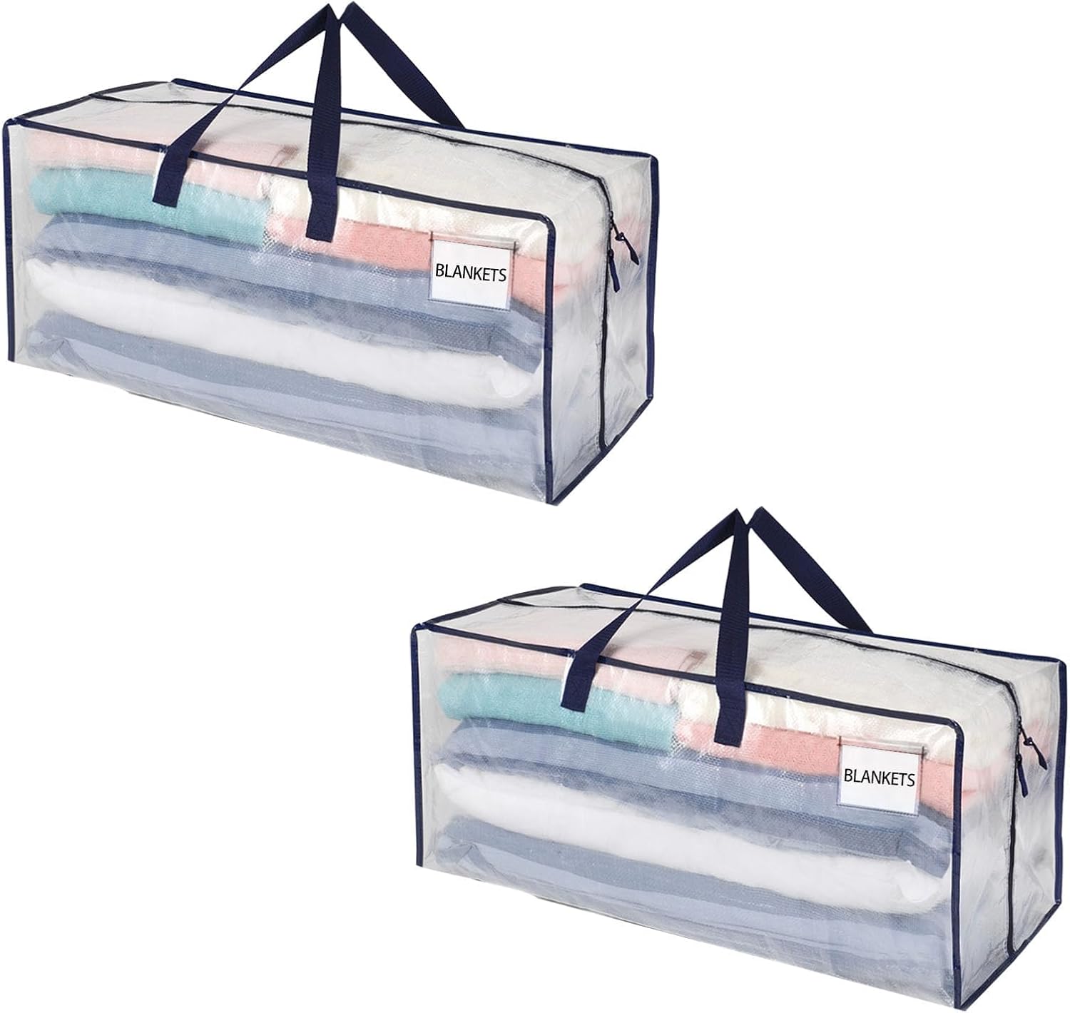 VENO 2 Pack Heavy Duty Moving Bags with Backpack Straps, Zippers & Handles, Extra Large Packing Bags for College Dorm Essentials, Moving Supplies Alternative to Cardboard Moving Boxes