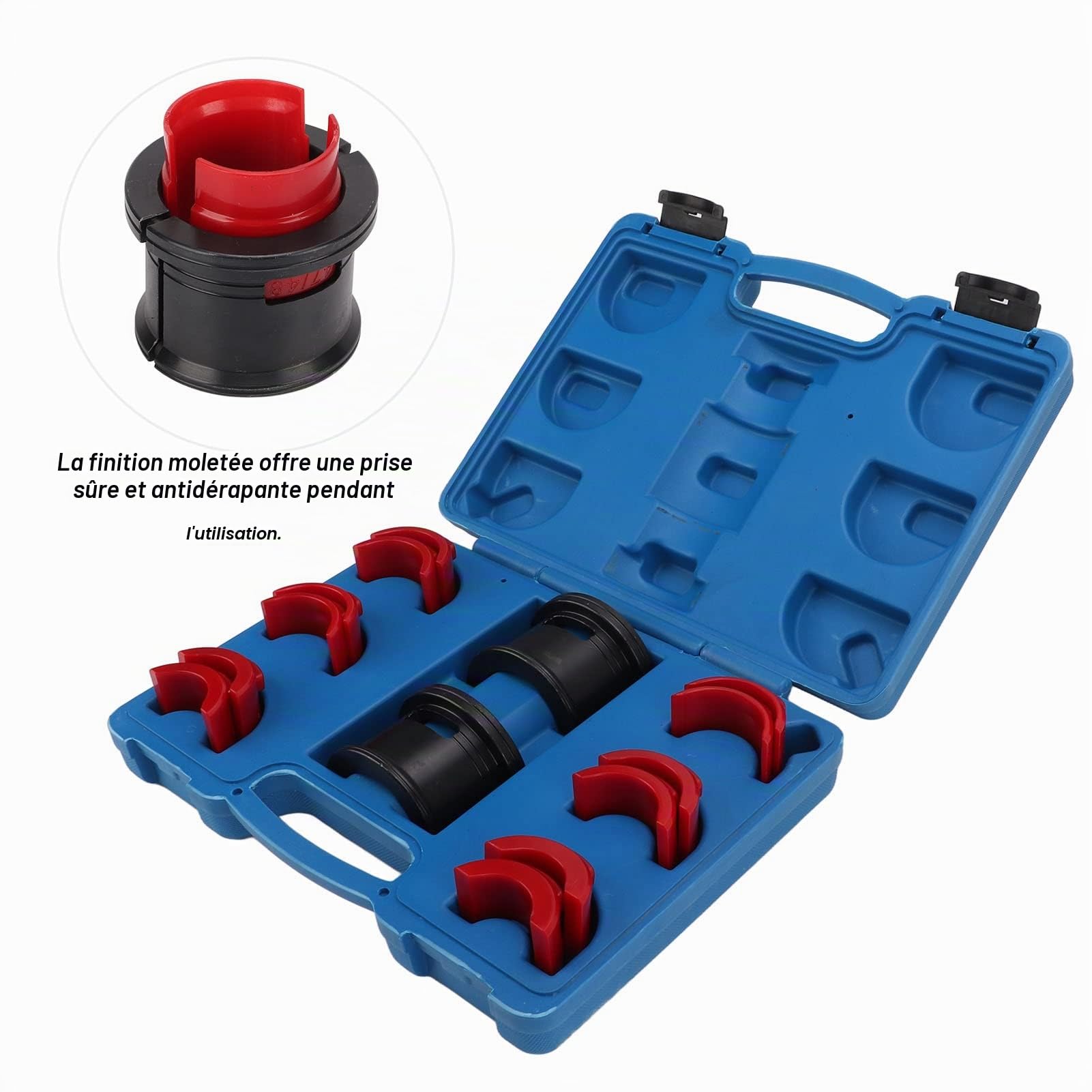 Tbest Outil Joint De Fourche,Outil Joint De Fourche,Kit Joint Fourche,Fork Seal Driver,35‑50Mm Fork Seal Driver Installer Tool Set Universal for Motorcycles Ycles