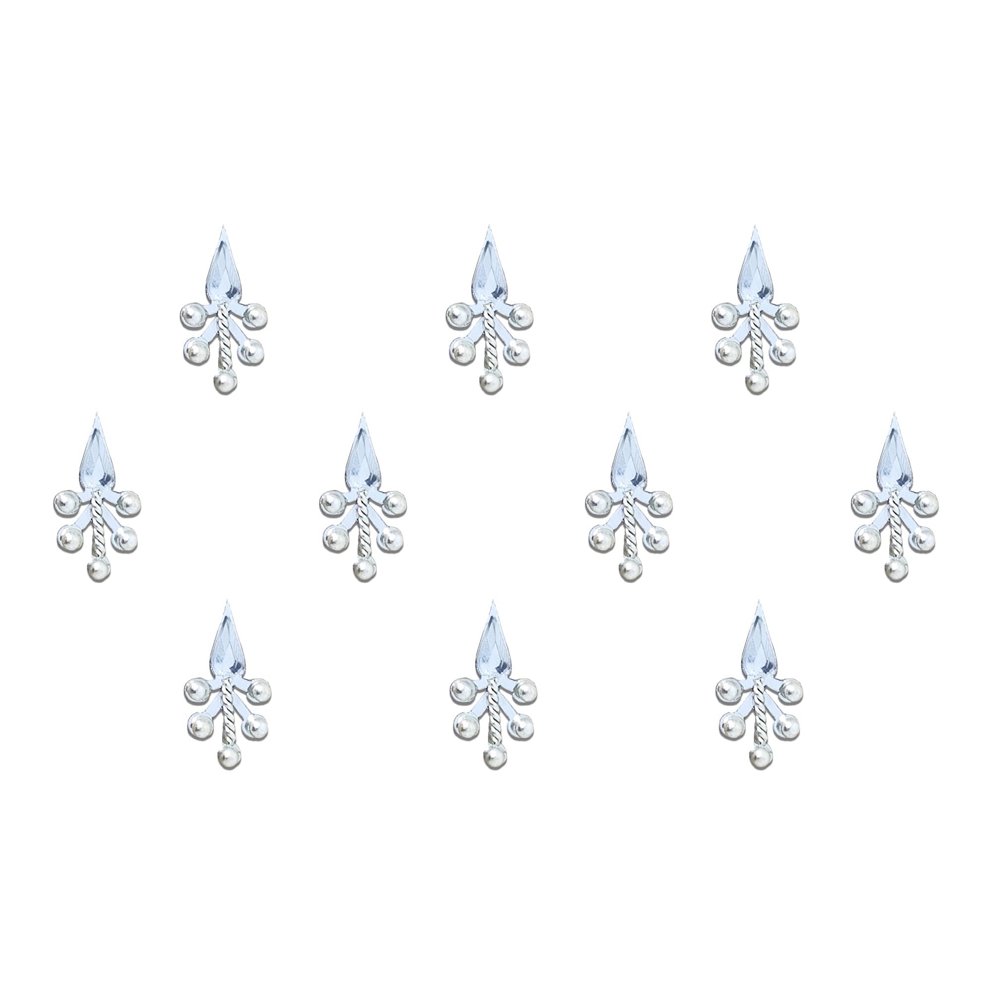 Comet Busters Beautiful Silver Bindis (BIN875)