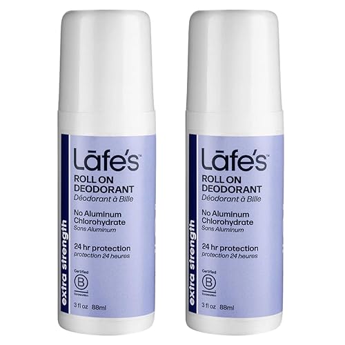 Lafe's Desodorante natural | Desodorante natural roll-on sin aluminio de 3 onzas para hombres y mujeres | Sin parabenos y sin bicarbonato de sodio