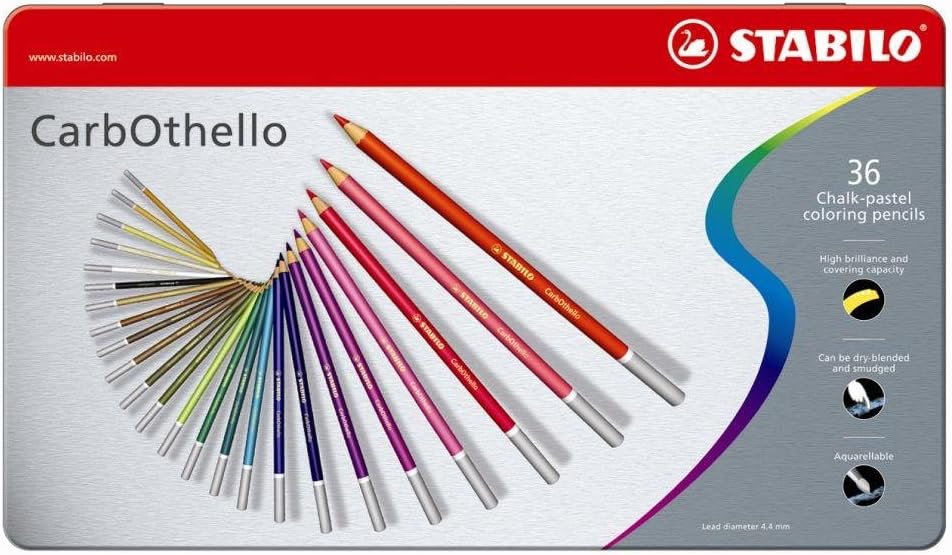 Carb-Othello Pastel Pencil 36 Color Set