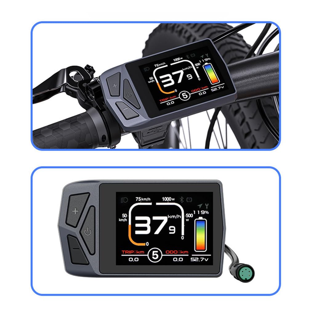 Velocímetro para Bicicleta Equipado con Bluetooth 1 y múltiples