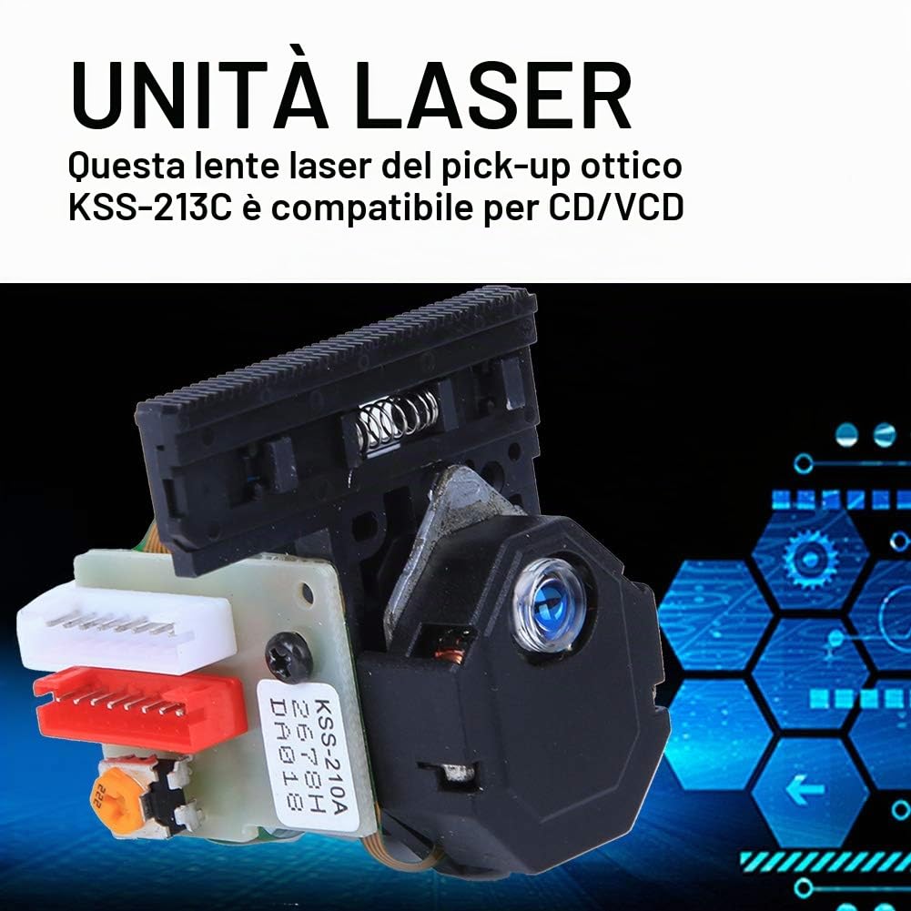 Lente Ottica KSS-210A per Lettori CD VCD, Sostituzione Facile e Riparazione Precisione Meccanismo
