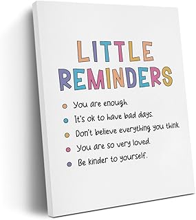 Henhesaha Inspirational Gifts for Women Girls Mom Motivational Gifts Canvas Wall Art Prints