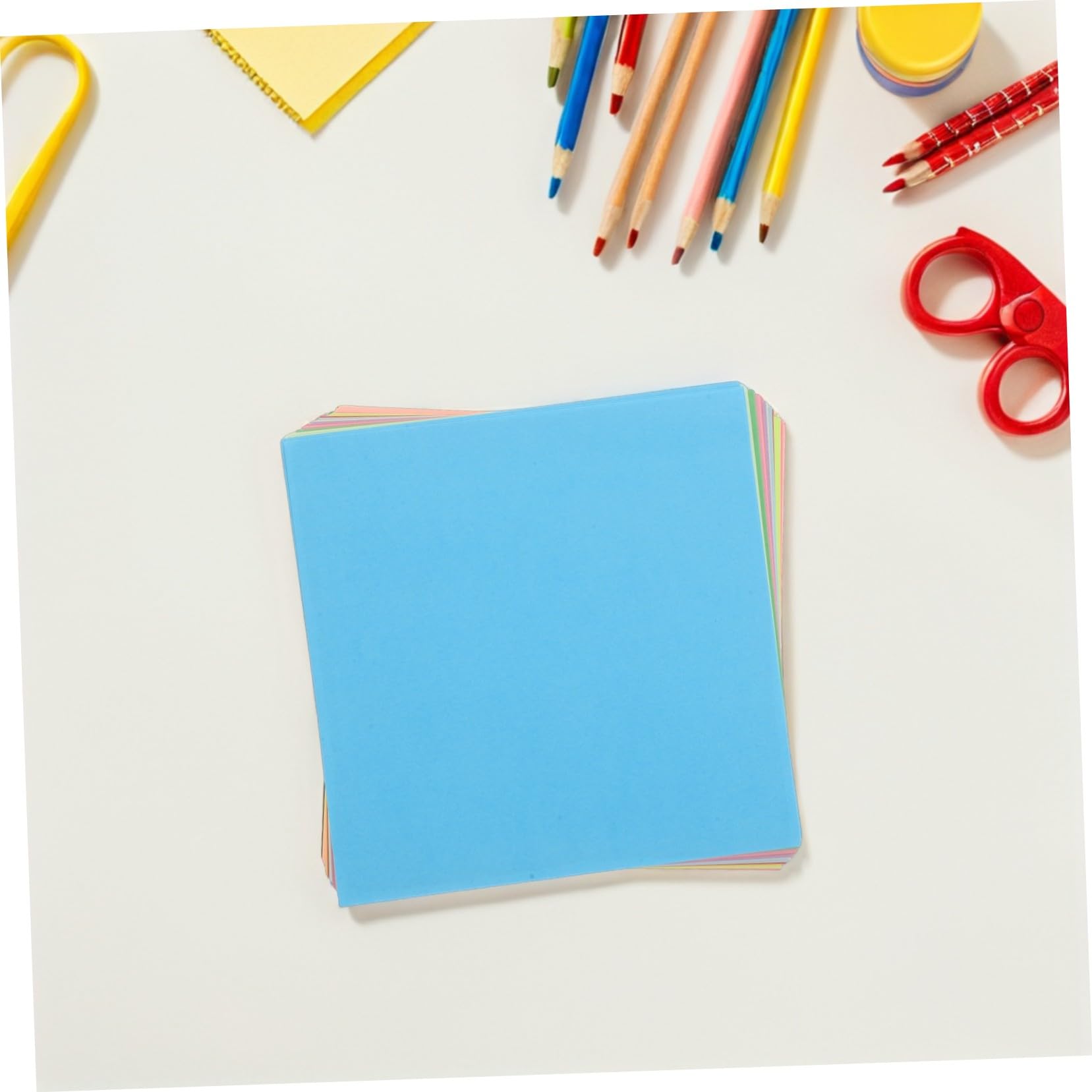 Origami Papier für Kinder 600 Stück Quadratisch Buntes Bastelpapier