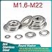 Large Flat Washers M1.6-M22 | 304 Stainless Steel | DIN9021 | Metal Gaskets for Industrial Use(M6x25x1.5mm 5pcs)
