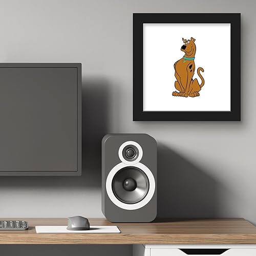 Miniatura 5 de Trends International Gallery Pops Scooby-Doo - Arte de pared de Scooby-Doo, versión enmarcada negra, 12 x 12 pulgadas