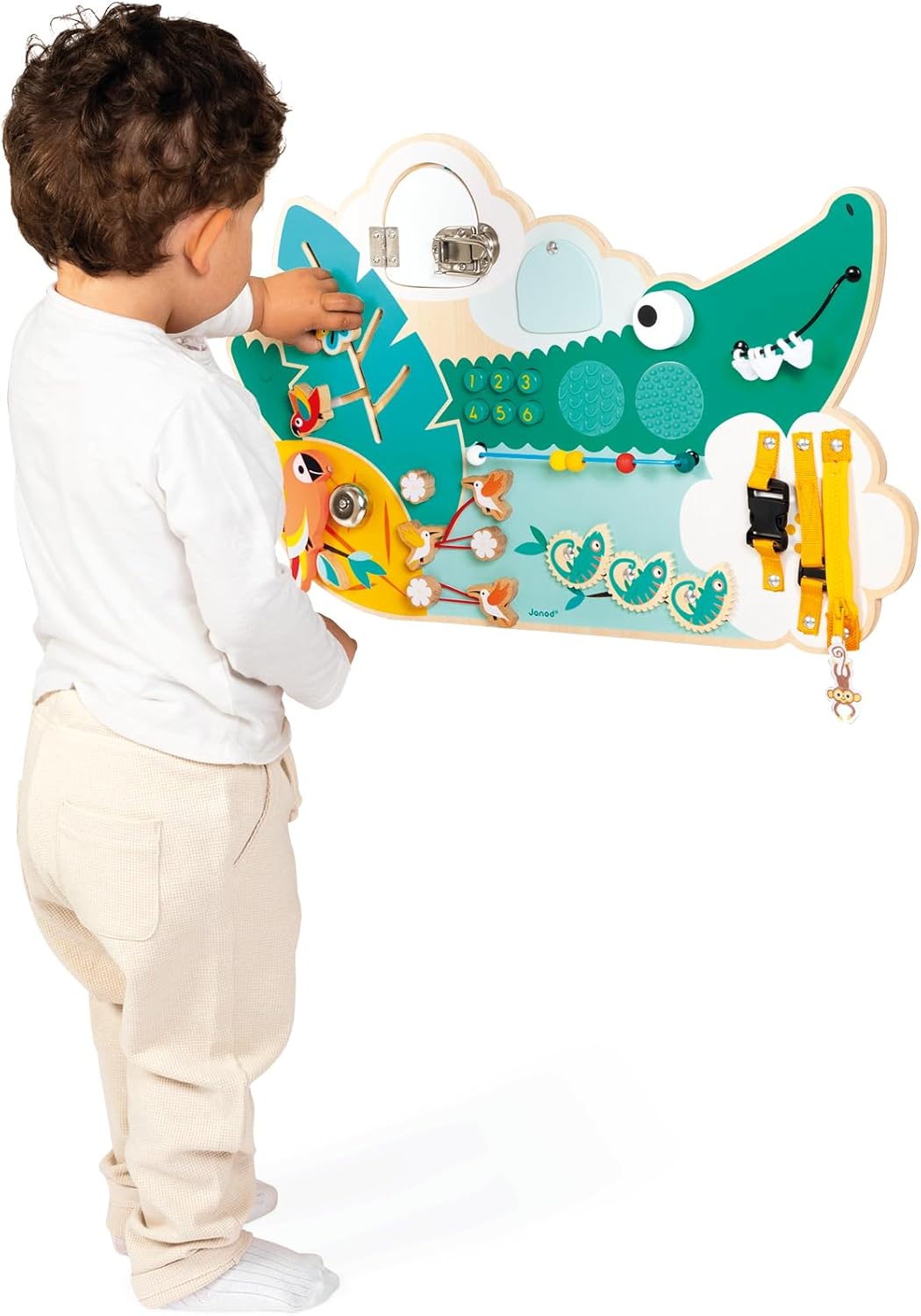 Janod Tropik Crocodile Multi-Activity Busy Board