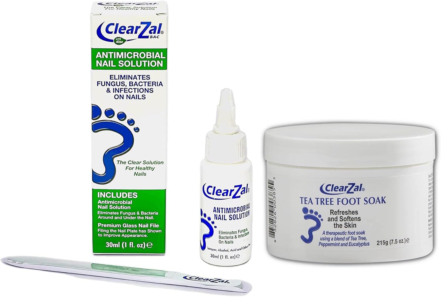 Combo Pack ClearZal Fungal Nail Treatment Antimicrobial Nail