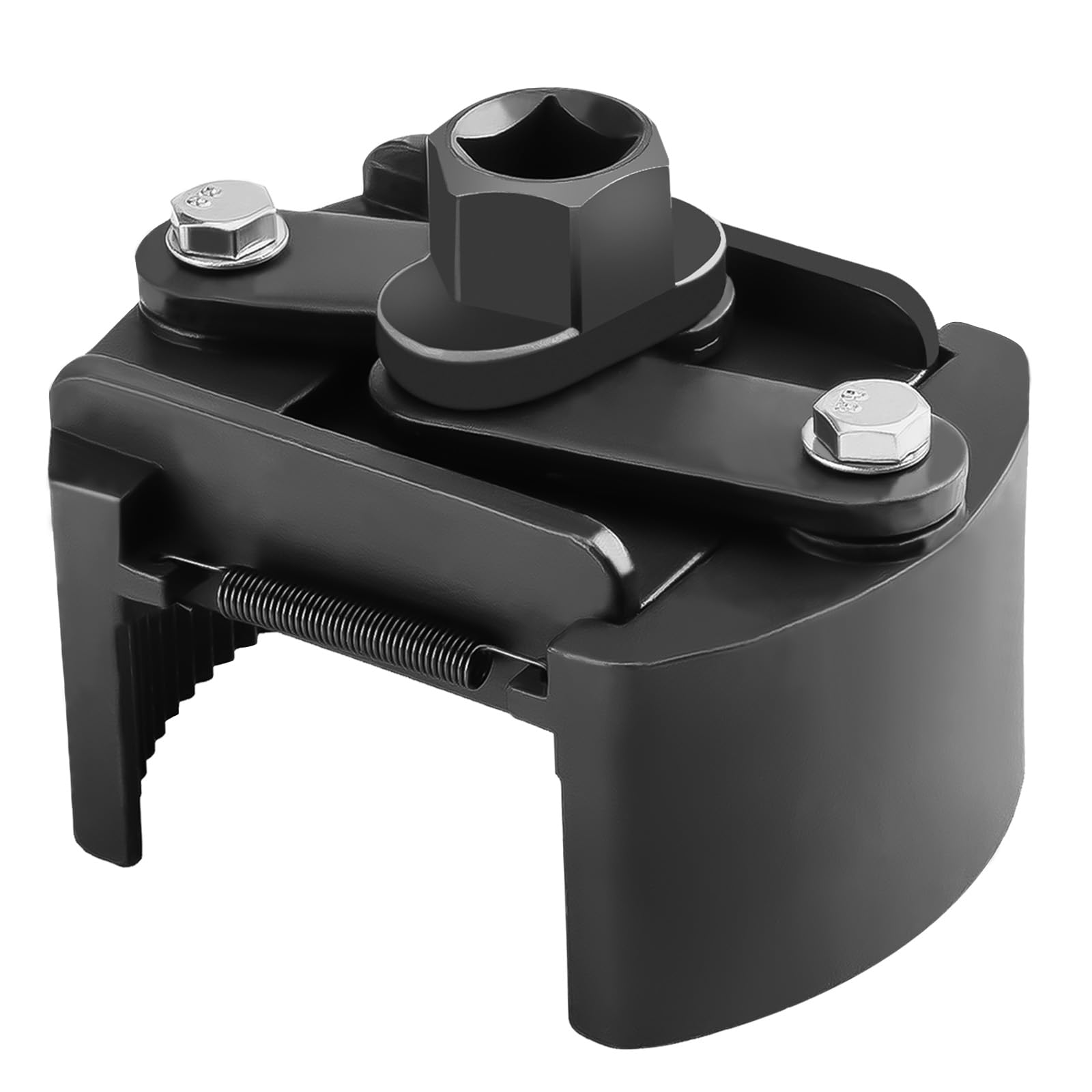 BOMLING Oil Filter Wrench Set, Universal Oil Filter Removal Tool for 80mm-105mm, Adjustable Oil Filter Cap Socket Set With 2 Jaw