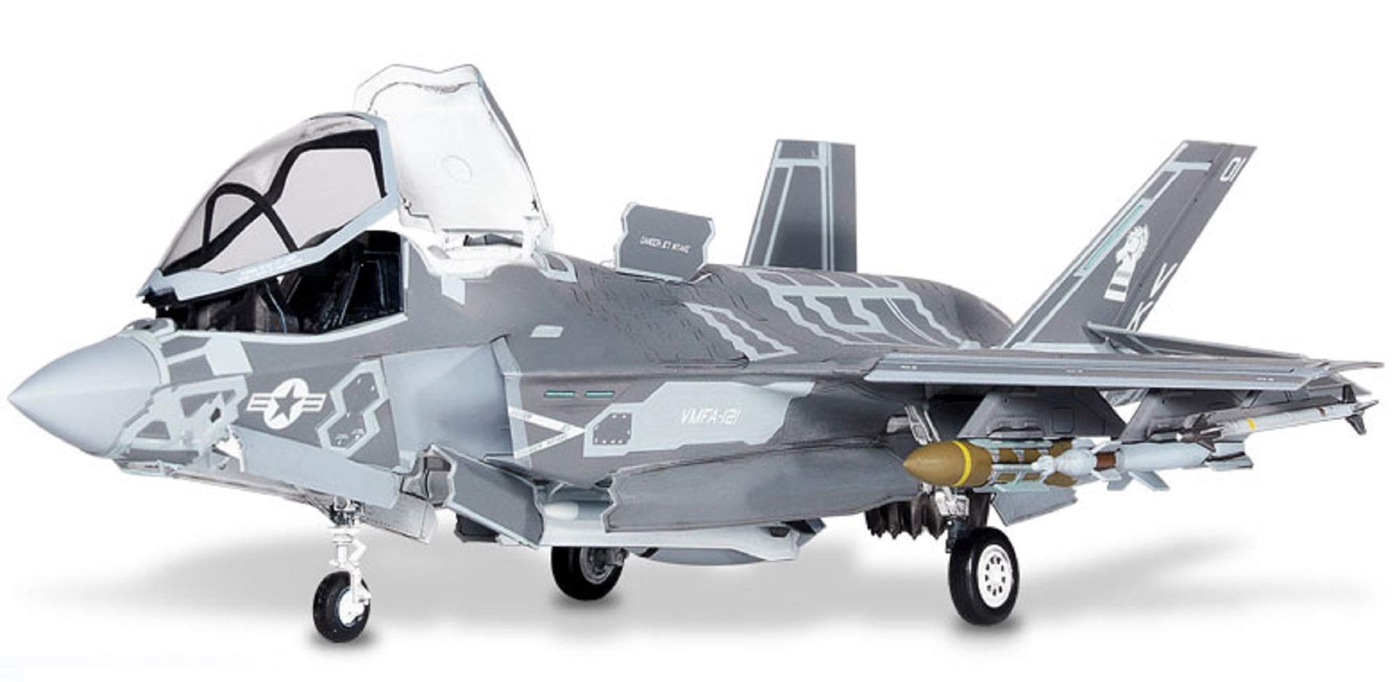 航空機・ヘリコプター [G2088]AIR FORCE1 F-35B USMC 1:72 SCALE Amazon | アカデミー 12569 USMC F-35B VMFA-121 グリーンナイツ