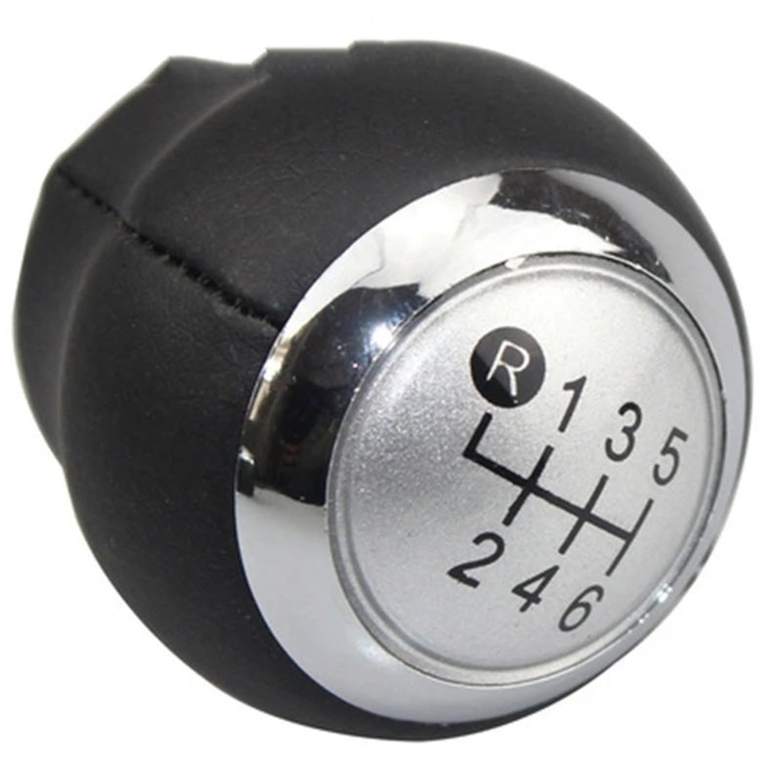 Grddpltu Silver 6 Speed Gear Shift Knob For Corolla For Rav4 For Avensis For Yaris For Verso For Auris For Aygo 5/6 Speed Car Gear Shift Knob Lever Shifter Stick Handball(Silver 6 Speed)